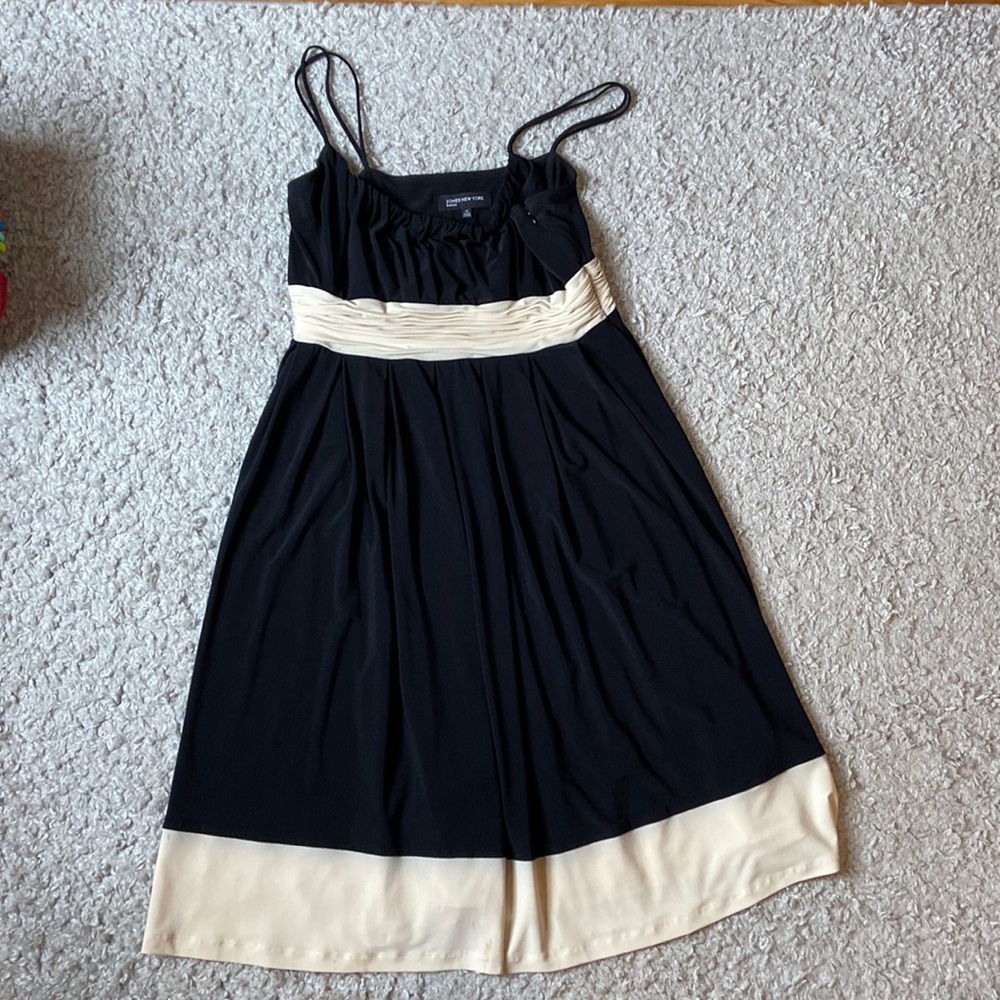 Black and Cream Dress